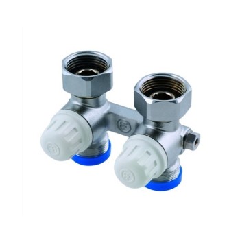 Διακόπτης σώματος εσωτερικού βρόγχου με by pass, ίσιος Hta-Form (620) Brass Form