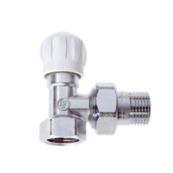 Γωνιακός διακόπτης δισωληνίου 1/2" Smart (1603) Brass Form