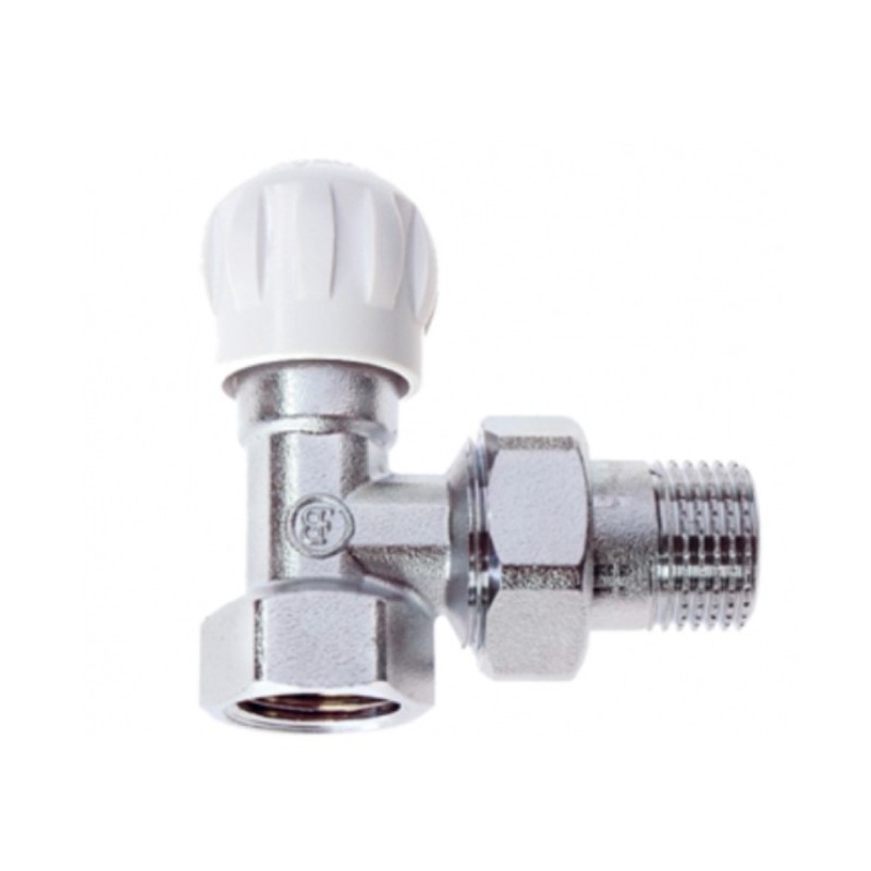 Γωνιακός διακόπτης δισωληνίου 1/2" Smart (1603) Brass Form