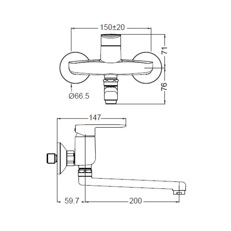 Μπαταρία κουζίνας 143400-100 Viva Eurorama