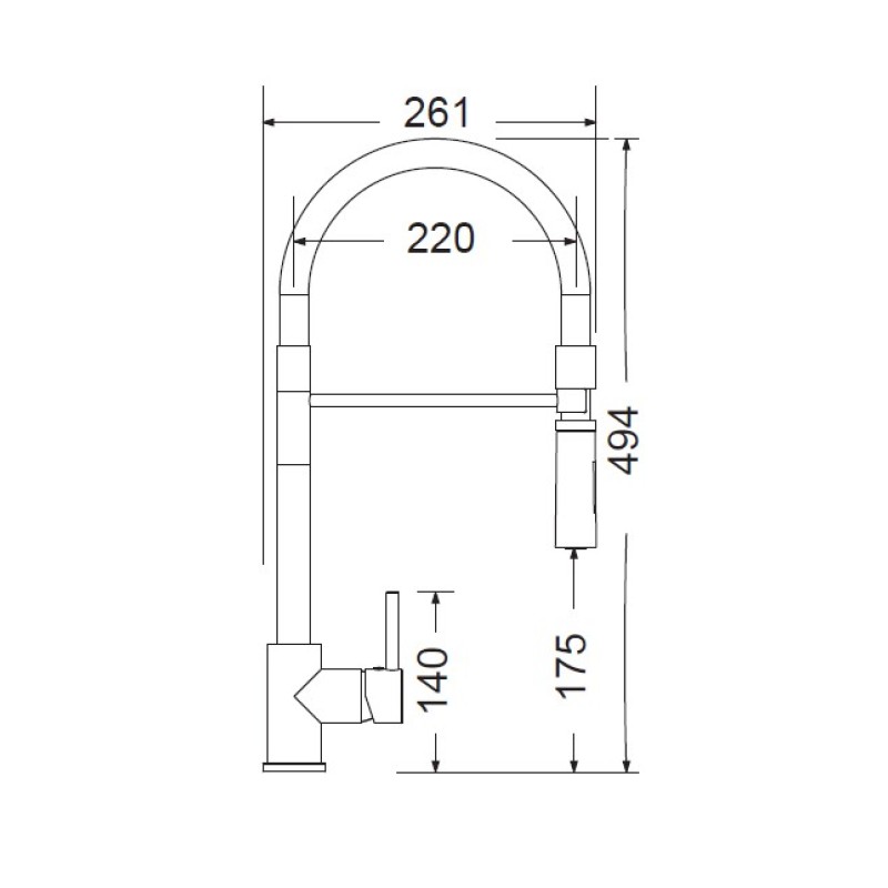 Μπαταρία κουζίνας 18680-100 Fluo Armando Vicario