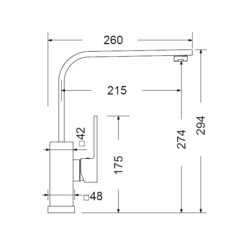 Μπαταρία κουζίνας 35510-100 Kubo Armando Vicario