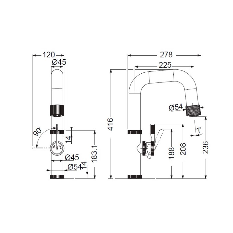 Μπαταρία κουζίνας 400686-400 Raw Armando Vicario