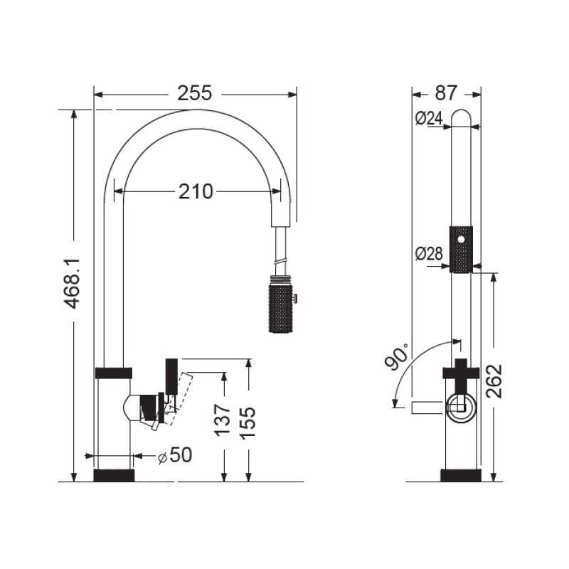 Μπαταρία κουζίνας 400702-225 Urban Armando Vicario