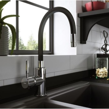 Μπαταρία κουζίνας αναμεικτική με εύκαμπτο ρουξούνι σιλικόνης Zumba Ferro