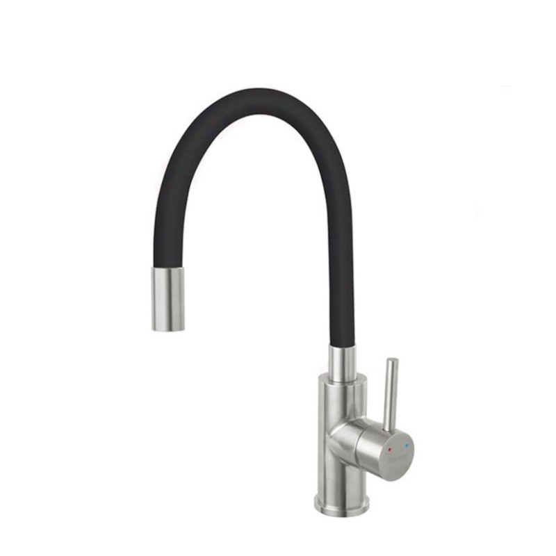 Μπαταρία κουζίνας αναμεικτική με εύκαμπτο ρουξούνι σιλικόνης 01-9155 Zumba Ferro Μπαταρία κουζίνας αναμεικτική με εύκαμπτο ρουξούνι σιλικόνης 01-9155 Zumba Ferro