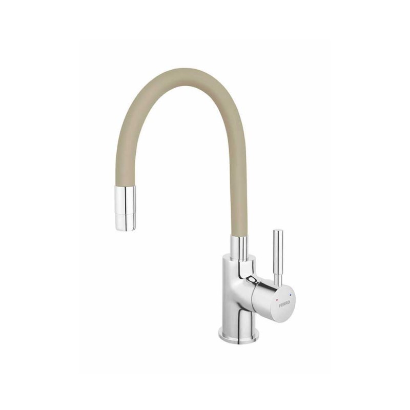 Μπαταρία κουζίνας αναμεικτική με εύκαμπτο ρουξούνι σιλικόνης Zumba Ferro