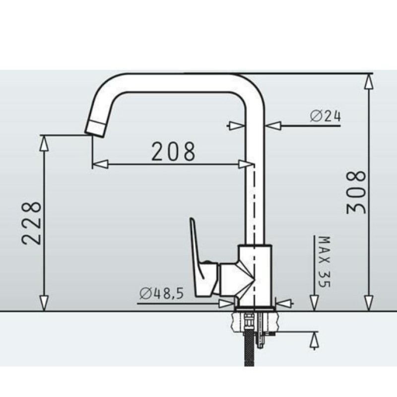 Μπαταρία κουζίνας 090926701 Daniele Pyramis