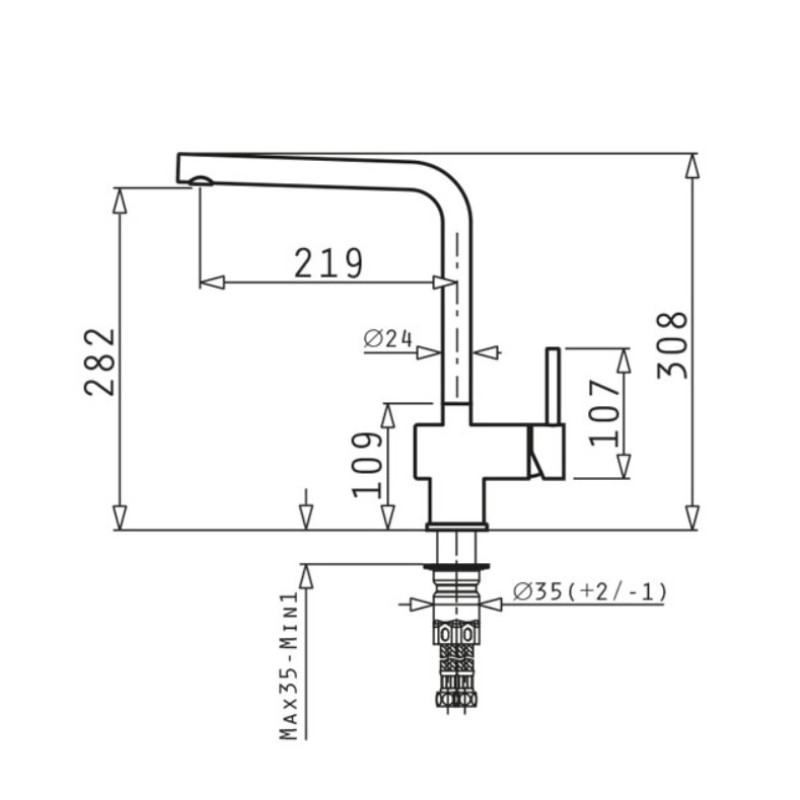 Μπαταρία κουζίνας Mandolin PVD Pyramis