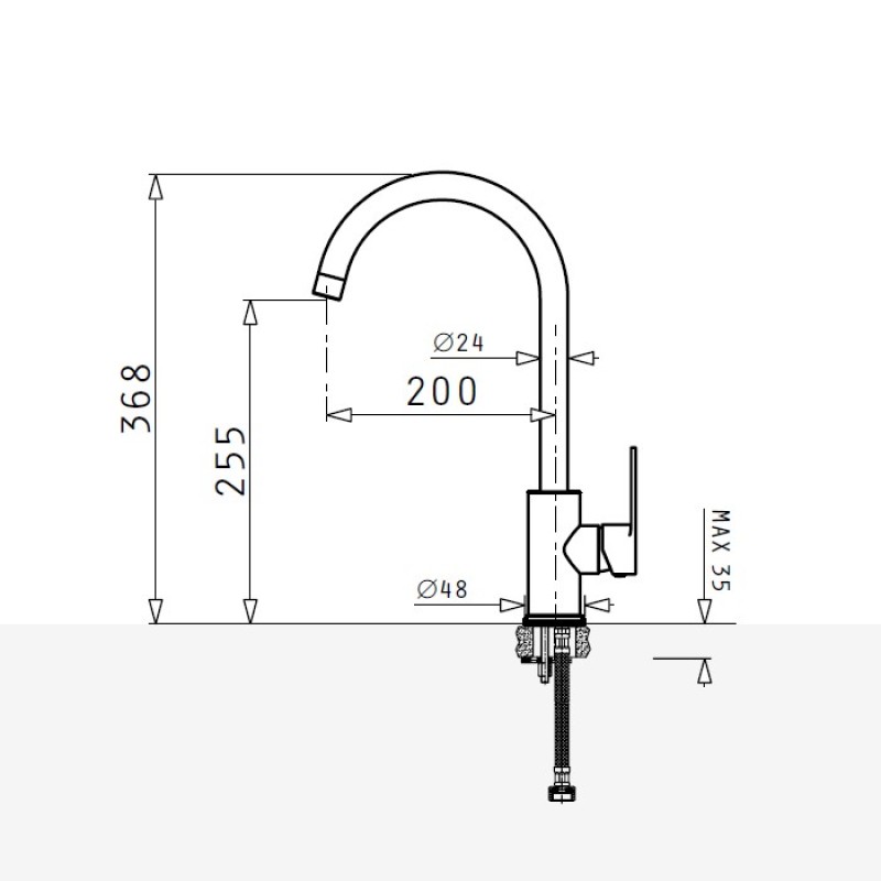 Μπαταρία κουζίνας Clodia Pyramis