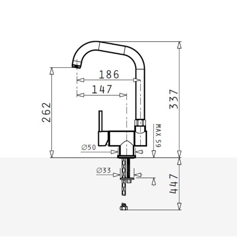 Μπαταρία κουζίνας 095111001 Contralto Pyramis