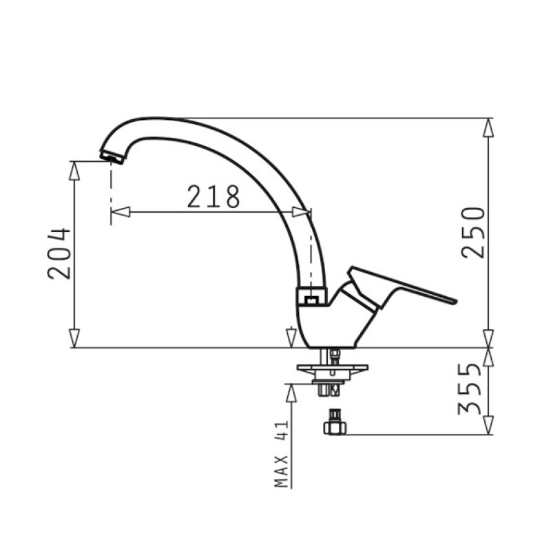 Μπαταρία κουζίνας 095181001 Mezzo Pyramis