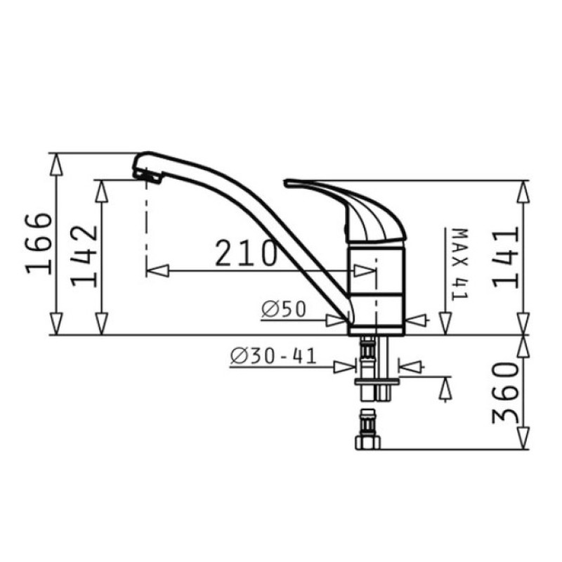Μπαταρία κουζίνας Modo Pyramis