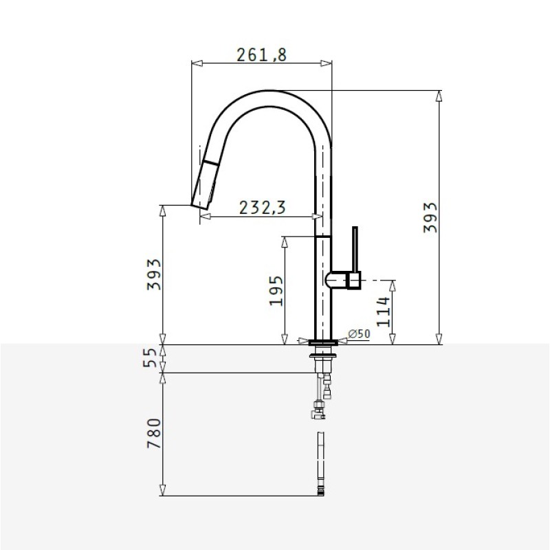 Μπαταρία κουζίνας Linette Pyramis