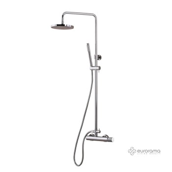 Μπαταρία ντουζιέρας με κολώνα ρυθμιζόμενου ύψους 76-137cm 178065 Oso Eurorama