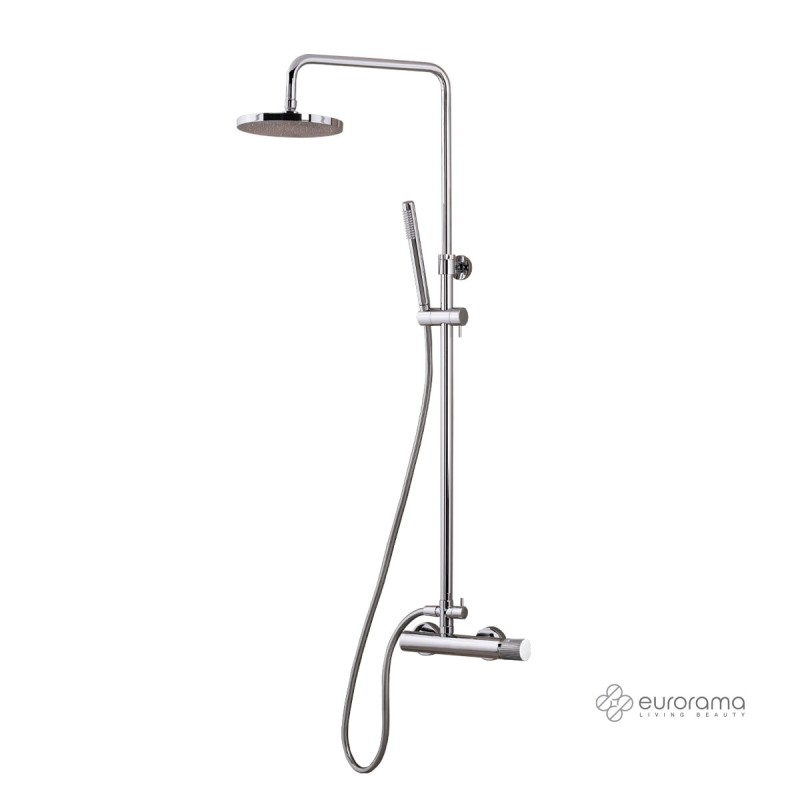 Μπαταρία ντουζιέρας με κολώνα ρυθμιζόμενου ύψους 76-137cm 178065 Oso Eurorama