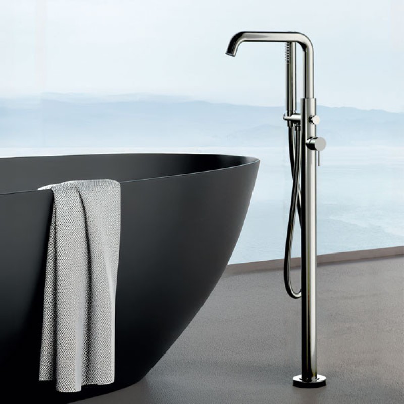 Μπαταρία λουτρού επιδαπέδια με τηλέφωνο, στήριγμα τηλεφώνου & σπιράλ 34078 La Torre