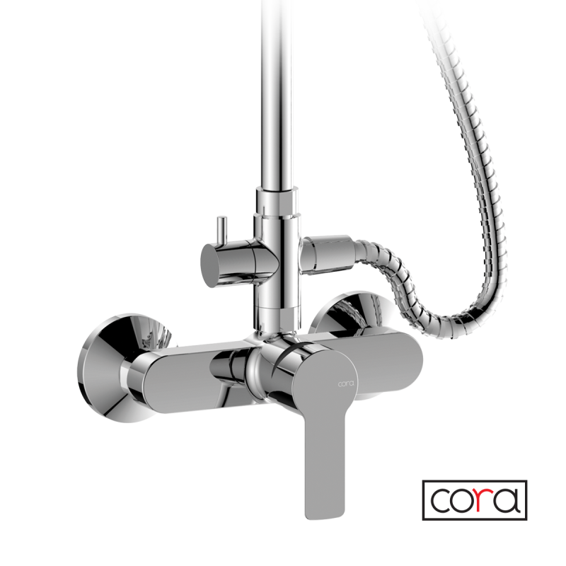 Μπαταρία ντουζιέρας με κολώνα ρυθμιζόμενου ύψους 350065-Mist Occo Cora