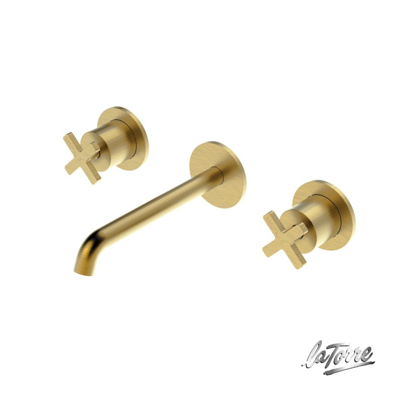 Μπαταρία νιπτήρος εντοιχισμού 3 οπών 38118 Elle Cross La Torre