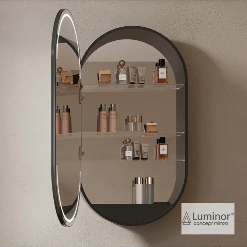 Καθρέπτης μπάνιου Led με ντουλάπι 50x90cm 5027 Jazz Luminor