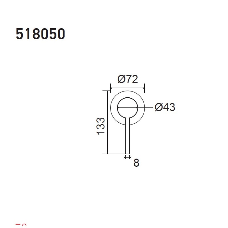 Μίκτης εντοιχισμού 1 εξόδου 518050 Mooi Armando Vicario