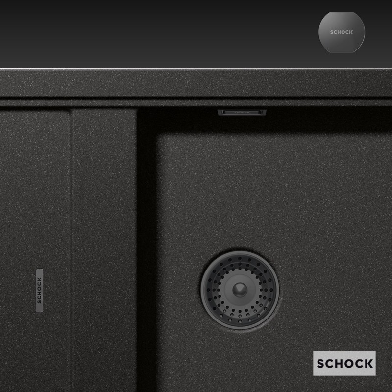 Κομψή βαλβίδα νεροχύτη με υπερχείλιση 400053 Schock