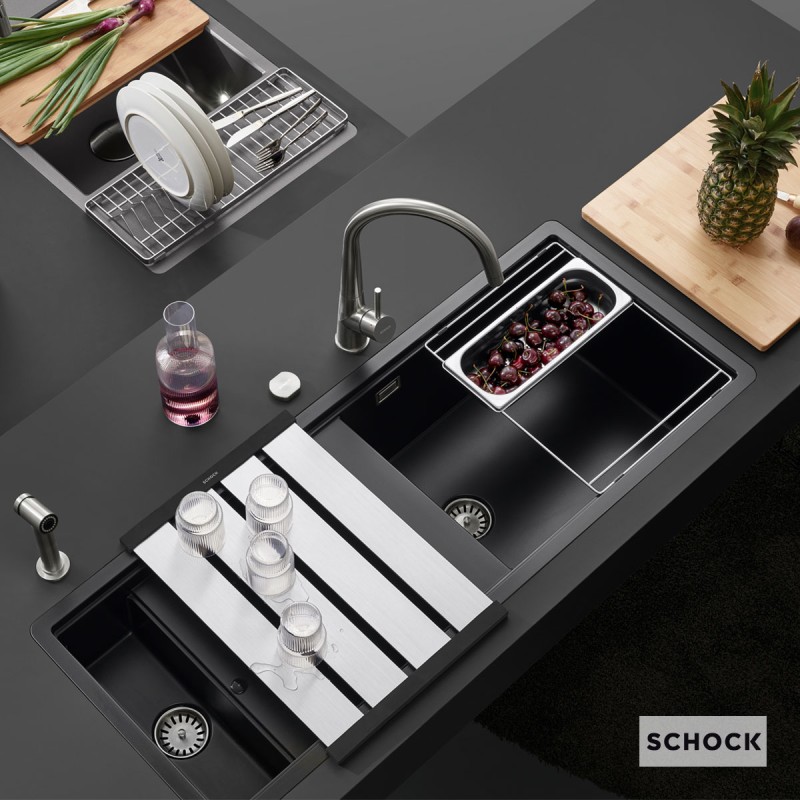 Νεροχύτης 114x46cm Prepstation 81500 Schock