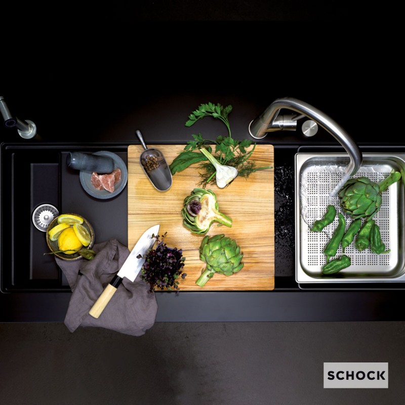 Νεροχύτης 114x46cm Prepstation 81500 Schock