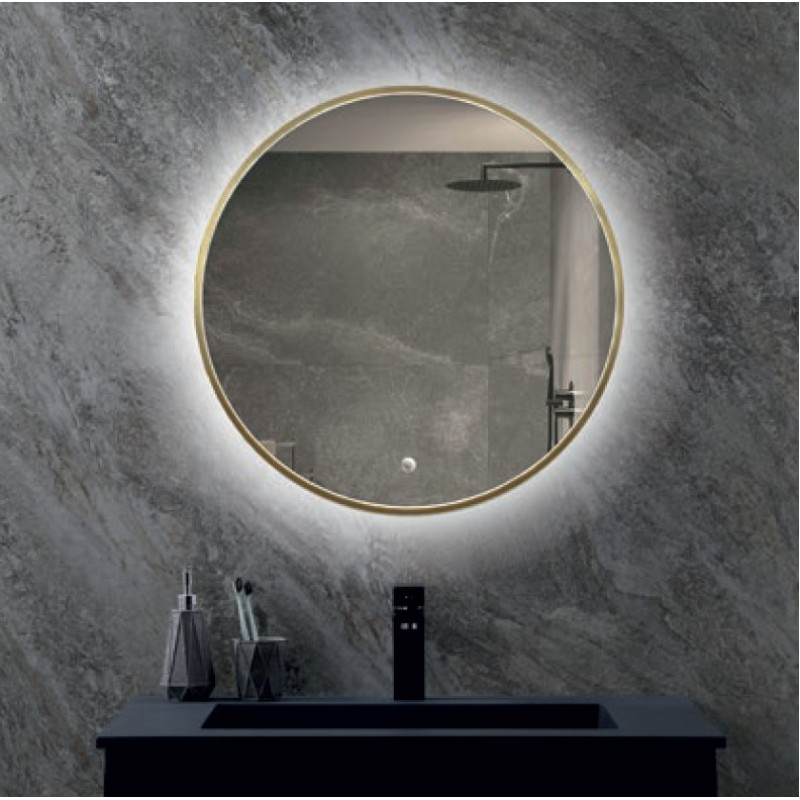 Καθρέπτης μπάνιου Led Ø70cm Dot Luminor