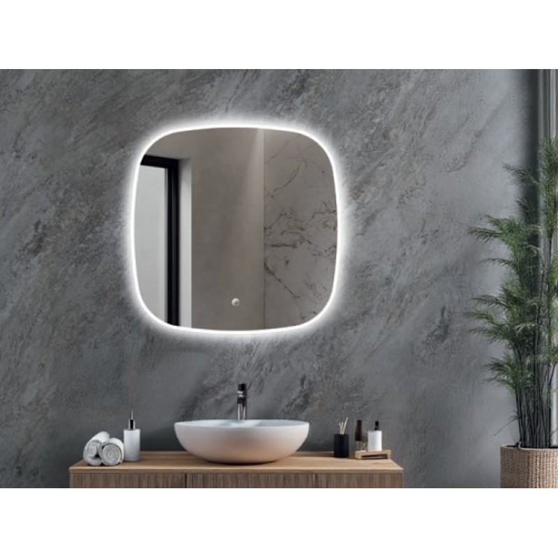 Καθρέπτης μπάνιου Led 70x70cm FRE7070 Fres Luminor