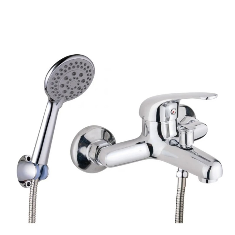 Μπαταρία λουτρού με τηλέφωνο, στήριγμα τηλεφώνου & σπιράλ 085419 Alice Sphera Interflex