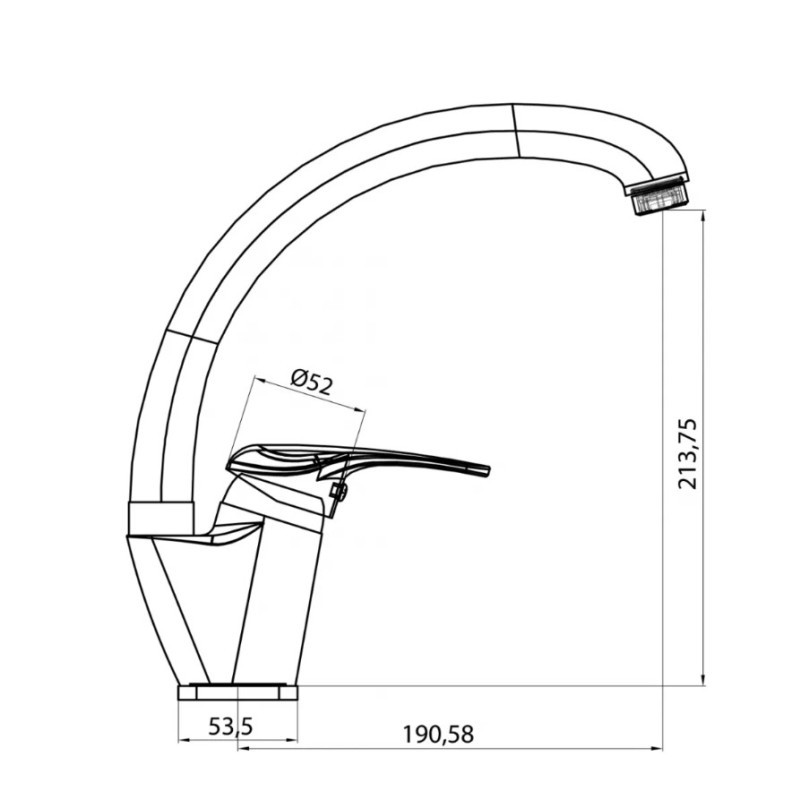 Μπαταρία κουζίνας 085421 Alice Sphera Interflex