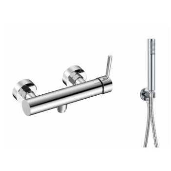 Μπαταρία ντουζιέρας με τηλέφωνο, στήριγμα τηλεφώνου & σπιράλ 087879 Art Line Interflex