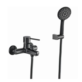 Μπαταρία ντουζιέρας με τηλέφωνο, στήριγμα τηλεφώνου & σπιράλ 087785 Art/Dot Interflex