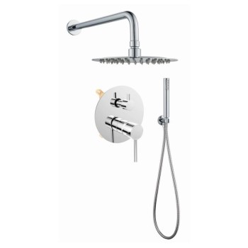 Πλήρες σετ εντοιχισμού ντουζιέρας 2 εξόδων 087829 Art/Dot Interflex