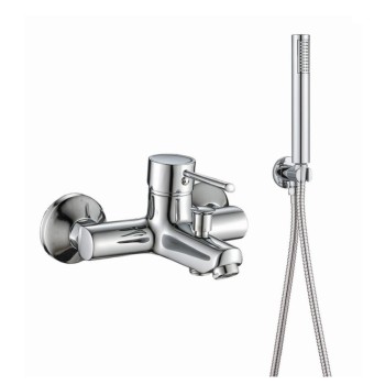 Μπαταρία ντουζιέρας με τηλέφωνο, στήριγμα τηλεφώνου & σπιράλ 087904 Art/Dot Interflex