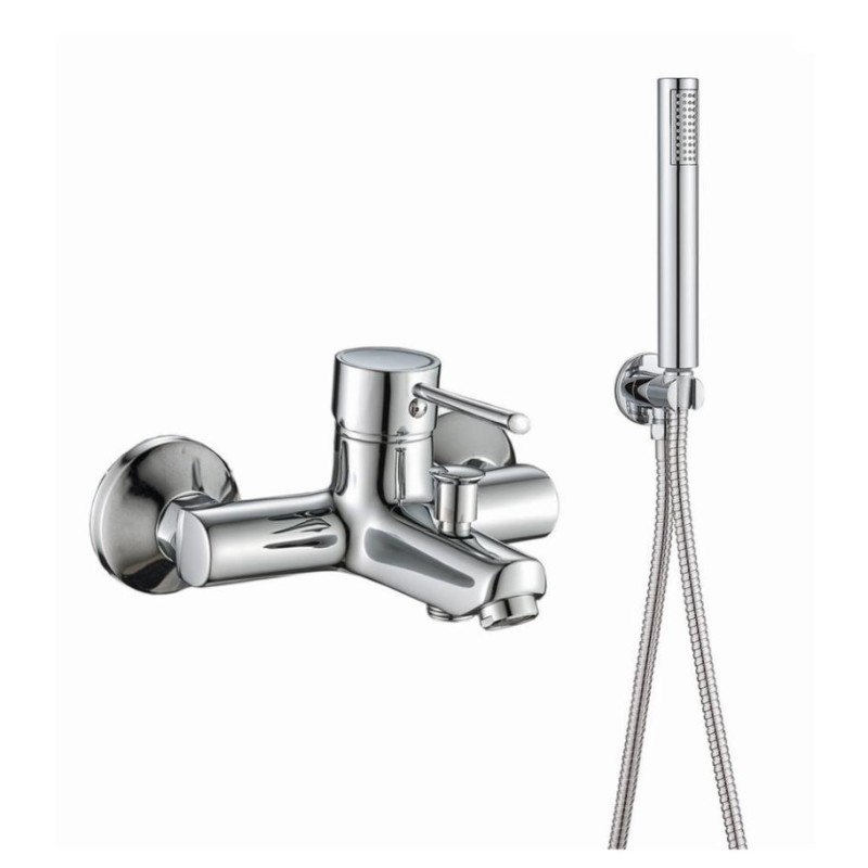 Μπαταρία ντουζιέρας με τηλέφωνο, στήριγμα τηλεφώνου & σπιράλ 087904 Art/Dot Interflex