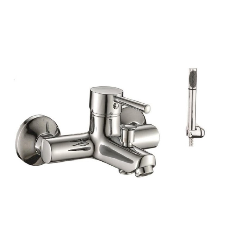 Μπαταρία ντουζιέρας με τηλέφωνο, στήριγμα τηλεφώνου & σπιράλ 082489 Art Interflex