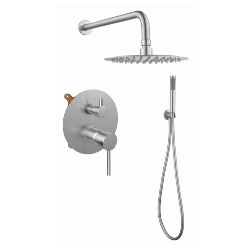 Πλήρες σετ εντοιχισμού ντουζιέρας 2 εξόδων Dot Interflex