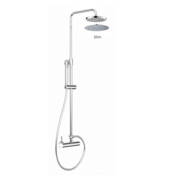 Μπαταρία ντουζιέρας με κολώνα ρυθμιζόμενου ύψους 087932 Dot Interflex