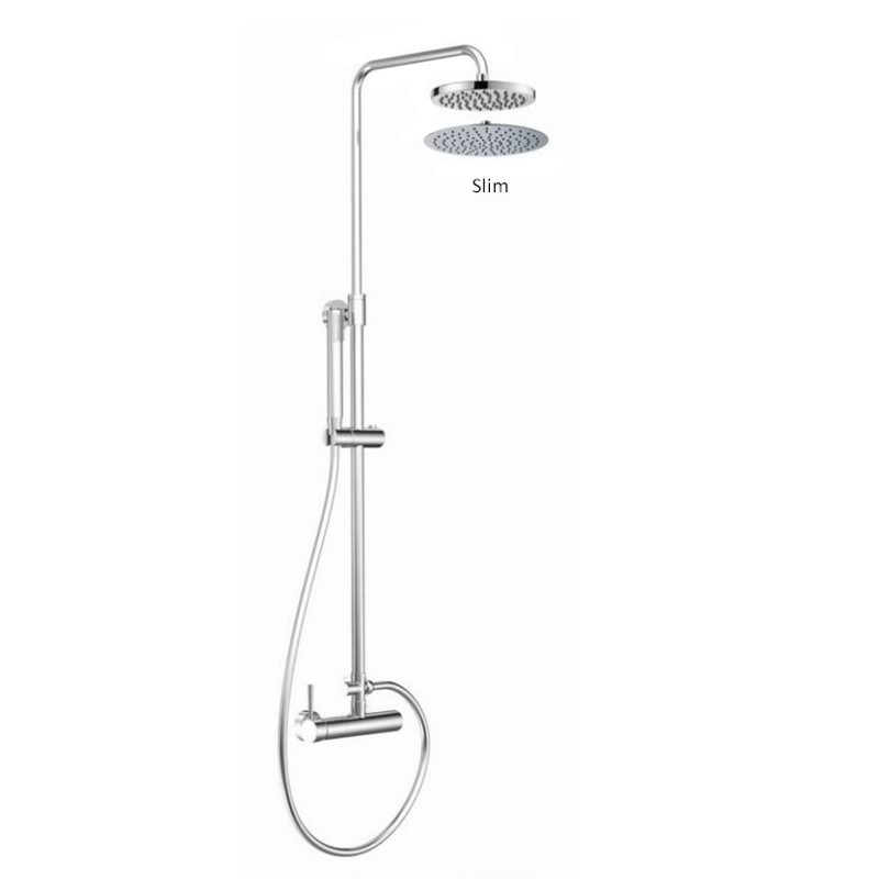 Μπαταρία ντουζιέρας με κολώνα ρυθμιζόμενου ύψους 087932 Dot Interflex