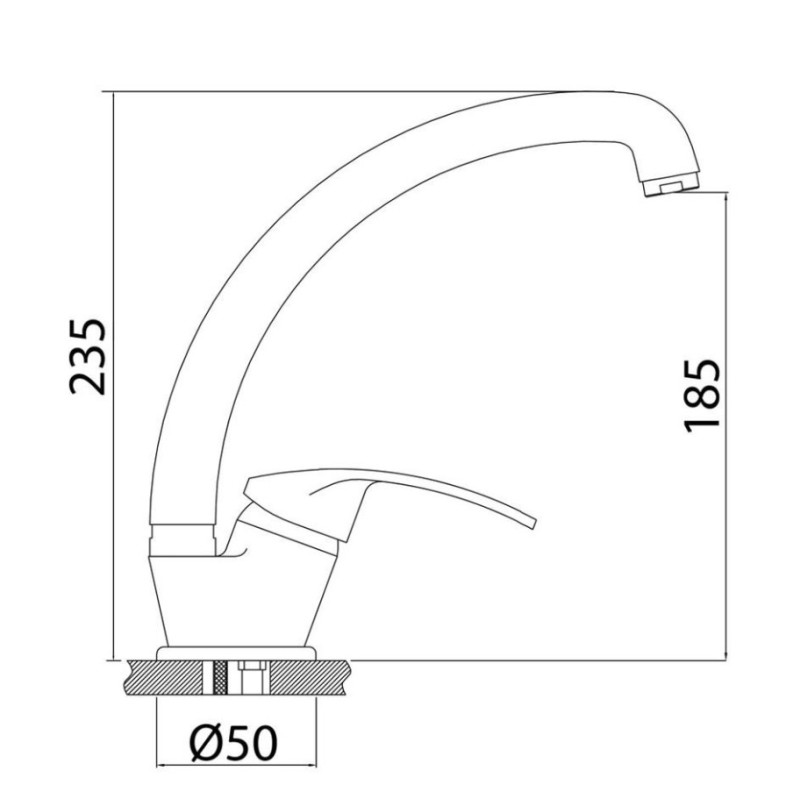 Μπαταρία κουζίνας 086839 Drop Interflex