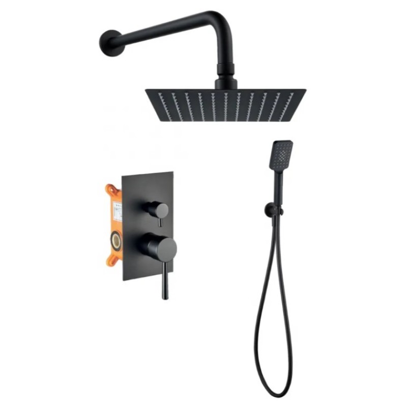 Πλήρες σετ εντοιχισμού ντουζιέρας 2 εξόδων 087924 Fine Interflex