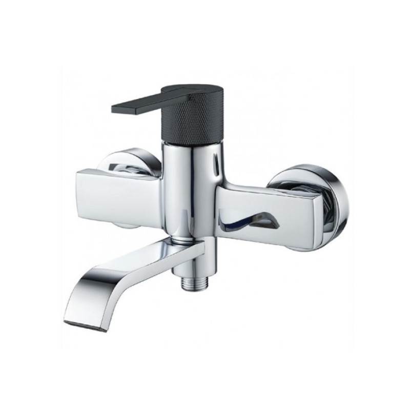 Μπαταρία λουτρού με τηλέφωνο, στήριγμα τηλεφώνου & σπιράλ Hermes Interflex