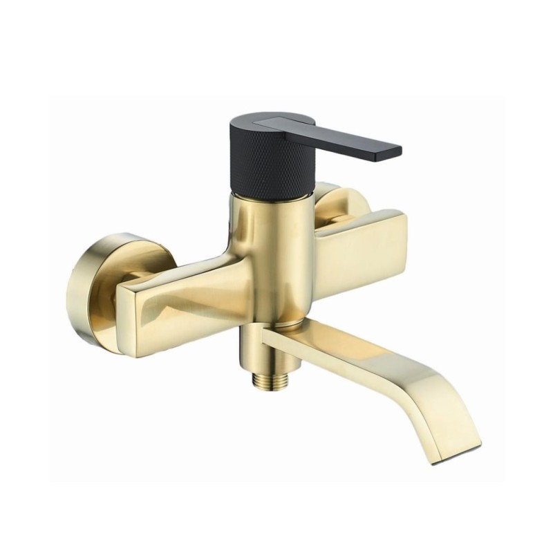 Μπαταρία λουτρού με τηλέφωνο, στήριγμα τηλεφώνου & σπιράλ Hermes Interflex