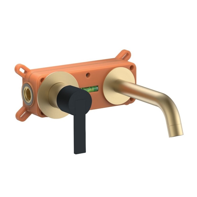 Μπαταρία νιπτήρος εντοιχισμού 2 οπών Hermes Interflex