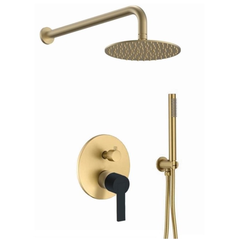 Πλήρες σετ εντοιχισμού ντουζιέρας 2 εξόδων Hermes Interflex