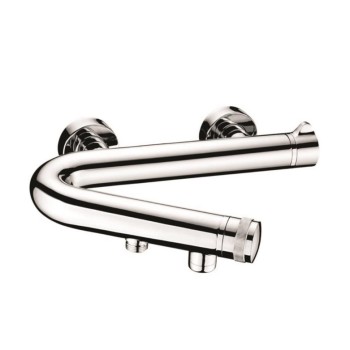 Μπαταρία λουτρού με τηλέφωνο, στήριγμα τηλεφώνου & σπιράλ 084178 Minimal Interflex