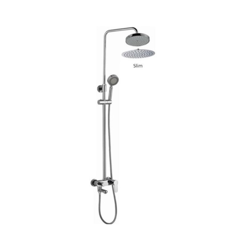 Μπαταρία ντουζιέρας με κολώνα ρυθμιζόμενου ύψους 087197 Mod Interflex