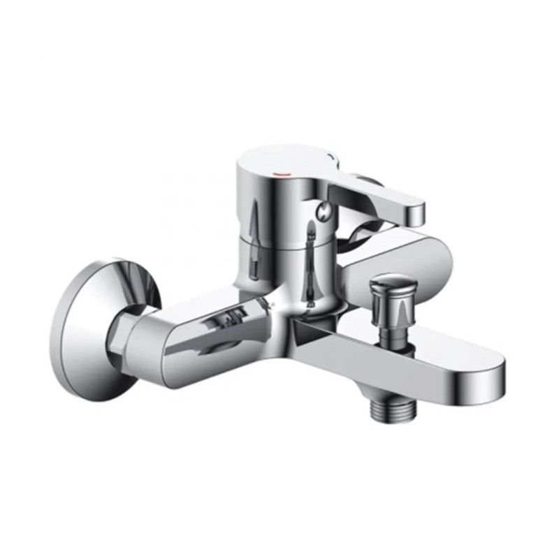 Μπαταρία λουτρού με τηλέφωνο, στήριγμα τηλεφώνου & σπιράλ 087831 Regal Interflex